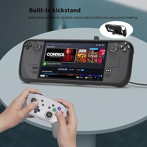 Miniatura 6 de Funda protectora de poliuretano termoplástico suave para cubierta de vapor con calcomanías de botón