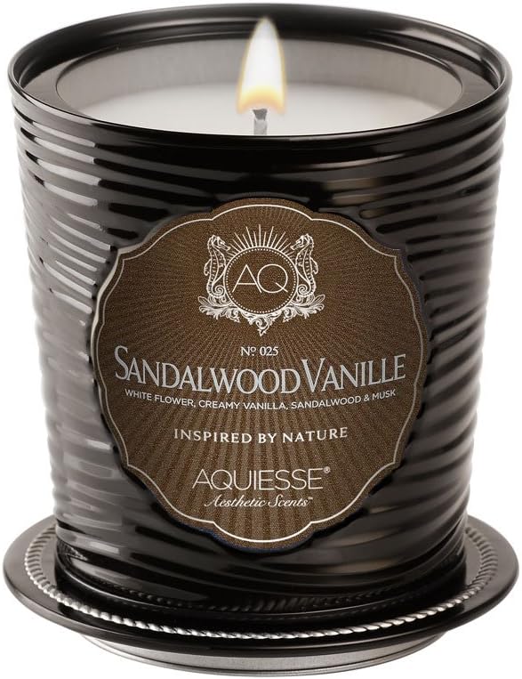 Aquiesse Sandalwood Vanille Luxe Tin Candle