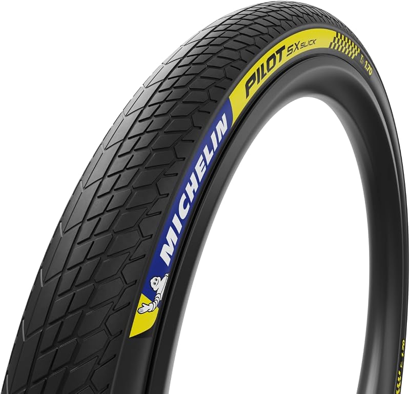 Michelin Pilot SX 20x1.70 Tubeless-Ready Folding Road Bike Tire – Slick, High-Performance, Cornering Grip for Hard-Packed and Dusty Terrain | bike-tires