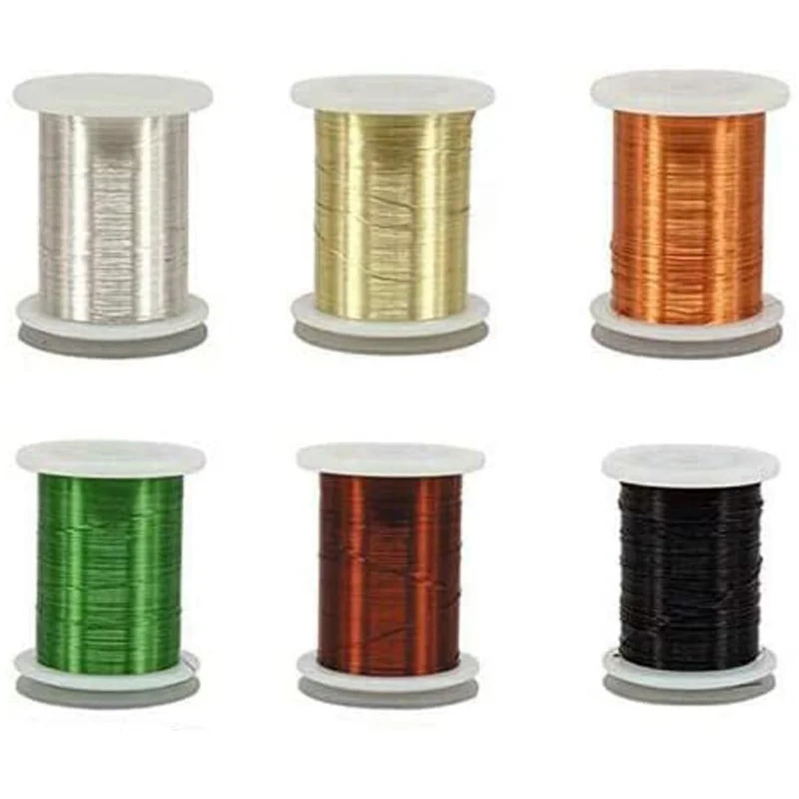 Filo Di Rame Riverruns 6 colori/set Filo di rame ultra antiossidante 0,1/0,2 mm(0.2mmX18m 6 Colors)