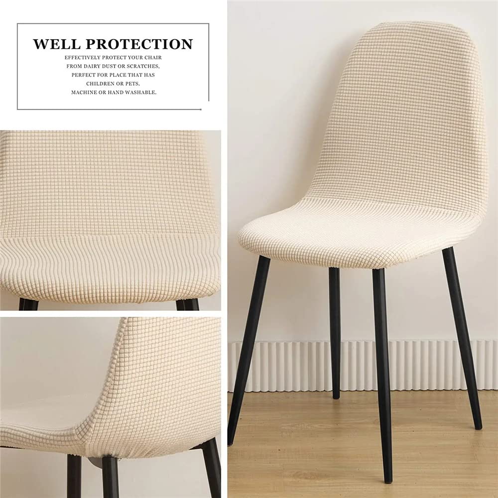 Housse de Chaise Salle à Manger Scandinaves Extensible Imprimé 4 pièces