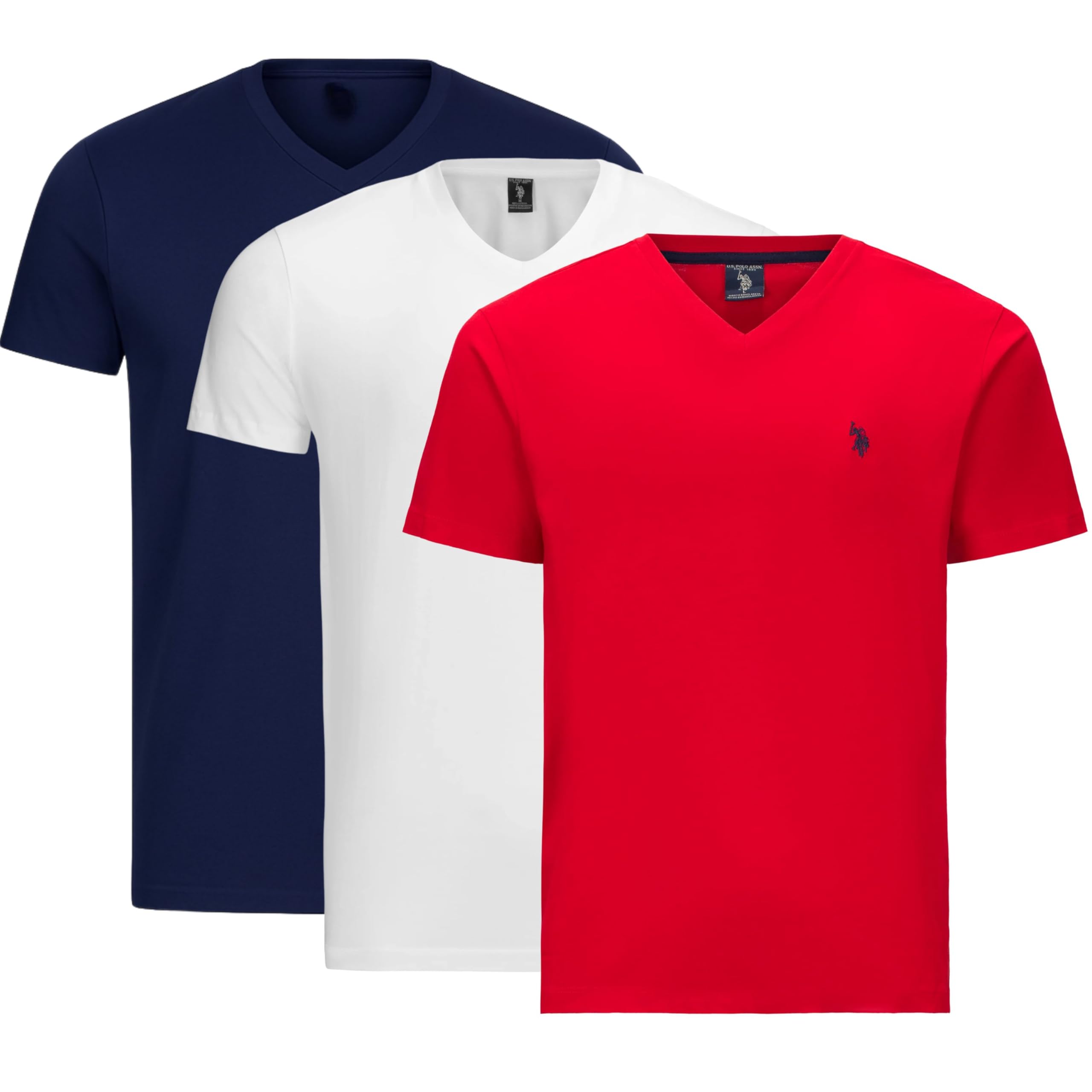 U.S. Polo Assn. Men's Solid V‑Neck T-Shirt