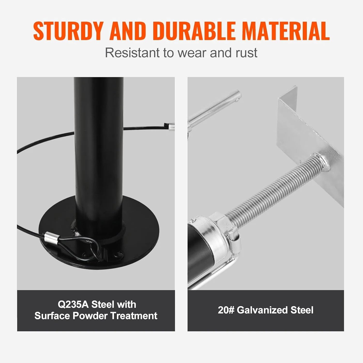 RV Slide Out Support Jacks, 5000 lbs Capacity Each Slide Out Stabilizer, Adjusts from 20"-48" Camper Slide Out Support Jacks, Heavy-duty Slideout Stabilizers for RV,Camper and Travel Trailer