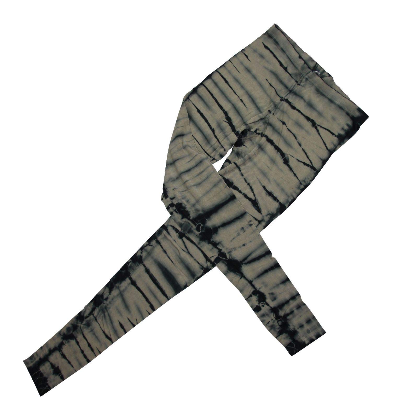 Freak Scene Leggings - Batik - Modello 10 - Nero - Grigio
