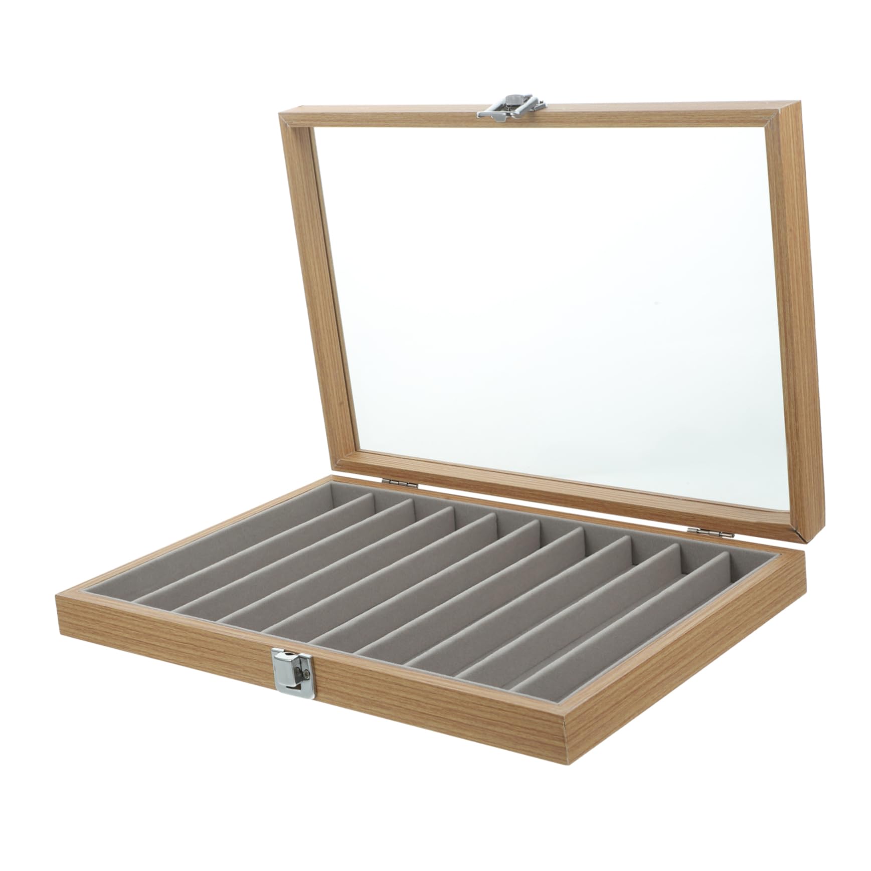Alipis Caja de Almacenamiento de Joyas Transparente Tapa de Expositor de Collares y Pulseras Organizador para Anillos y Aretes para Joyas y Otras