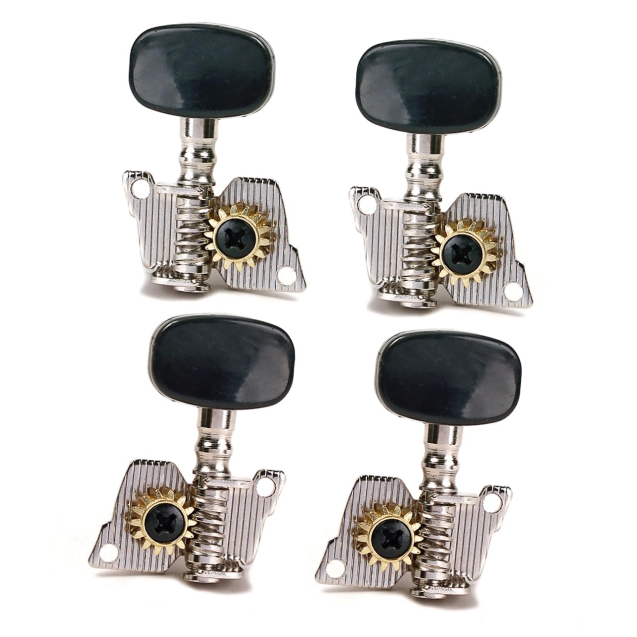 ERINGOGO Acoustic Guitar Tuning Kit 4pcs Metal Tuning Pegs Locking Tuner Pegs String Alignment