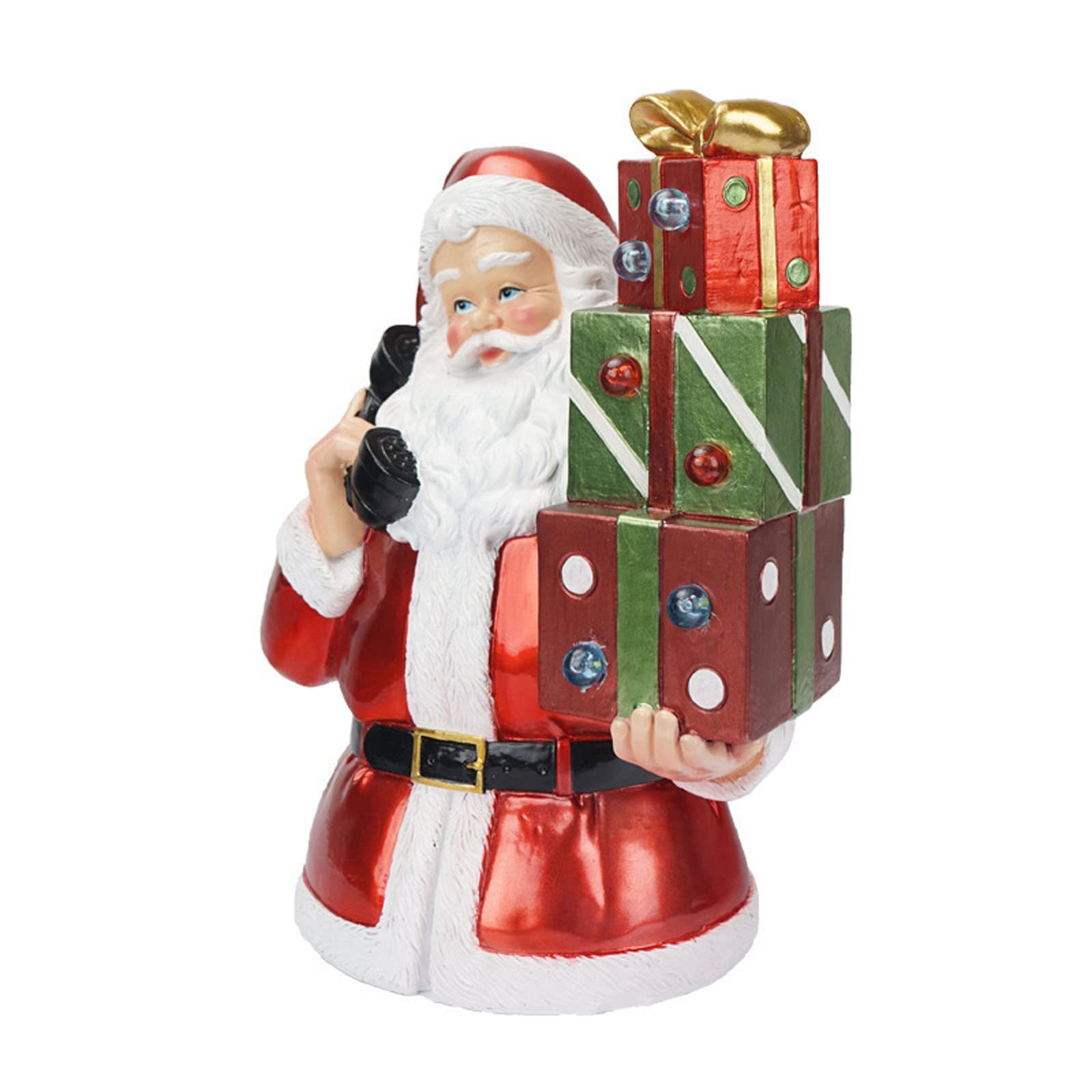 Petit Père Noël extérieur sans prise électrique pour résoudre vos décors complexes