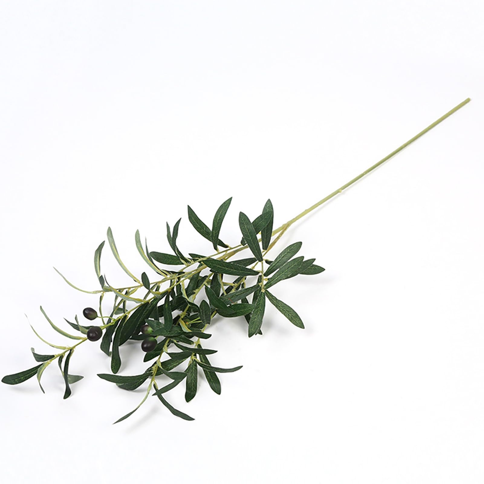 Ulafbwur C Imitation Plant Hexagonal Olive Leaves Artificial Plant Wedding Decoration Eco-Friendly Vivid