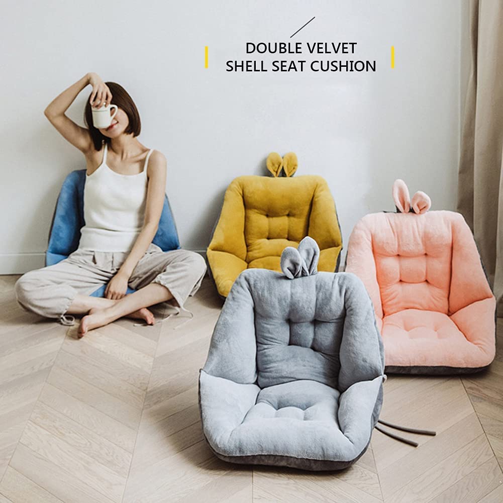 Cuscino da seduta con schienale in Coccyx ergonomico per alleviare i Mal de schiena, cuscino da auto, 45 x 45 cm, colore: Giallo