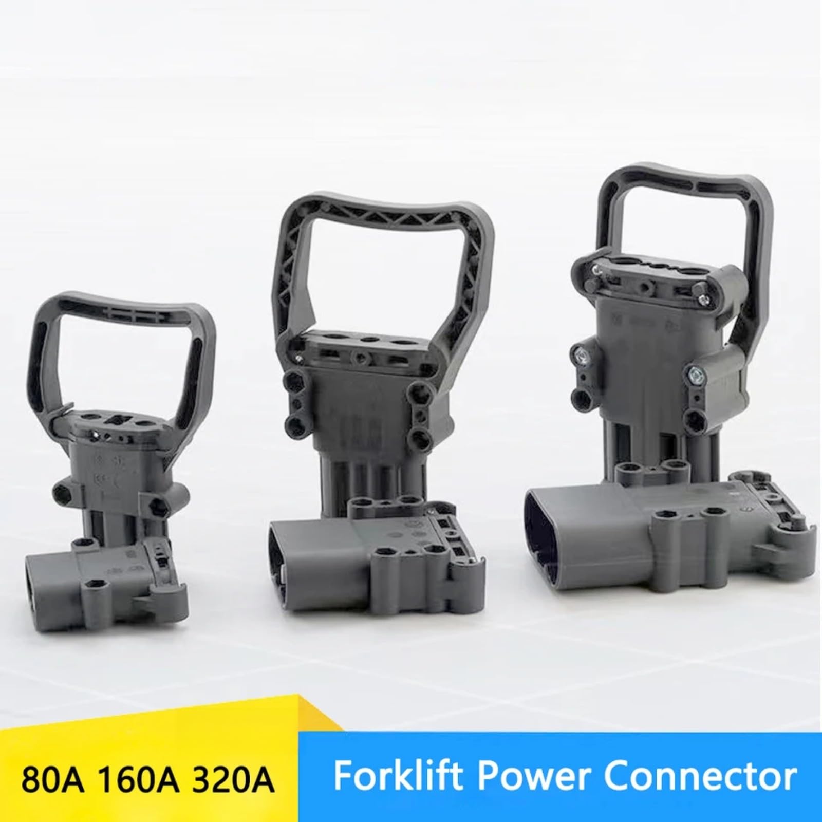 Fuente de alimentación carretilla elevadora macho y hembra plug DC 150V gran corriente(Female plug 320A)