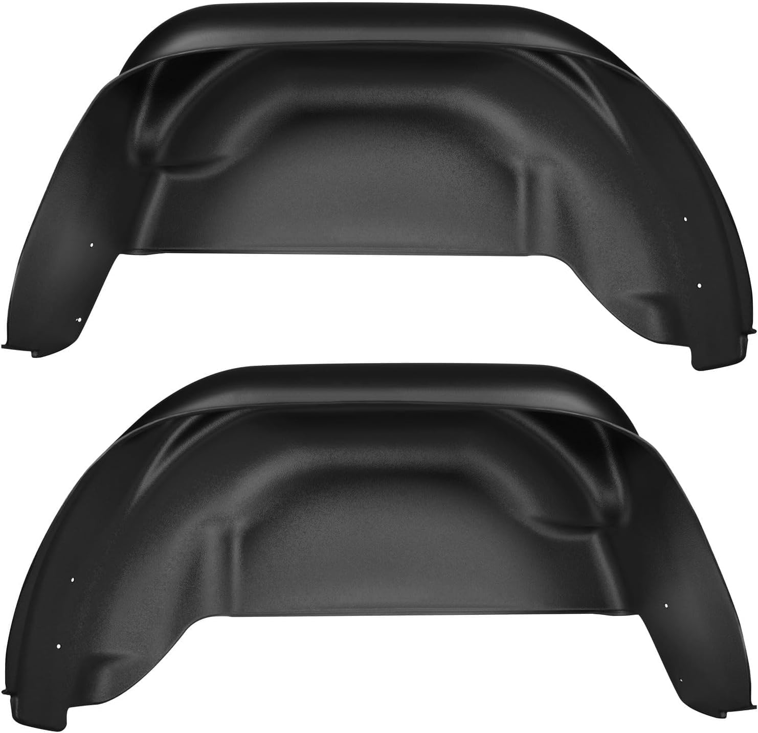 Husky Rear Wheel Well Guards 79161 – Heavy-Duty Thermoplastic Liners for 2021-2024 Ford F-150 – Rear Fender Protection from Mud, Rocks, Salt & Debris | Easy Bolt-On Install (Pair)