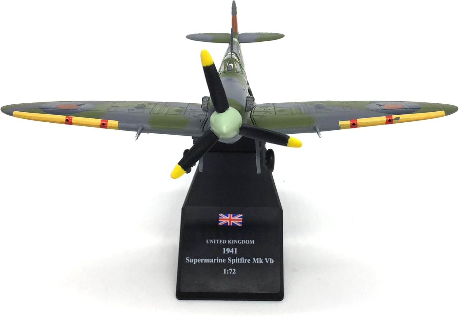 1/72 Scale Model Aircraft Spitfire Fighter Simulation Alloy Fighter Jet Model Plane Military Airplane for Adults