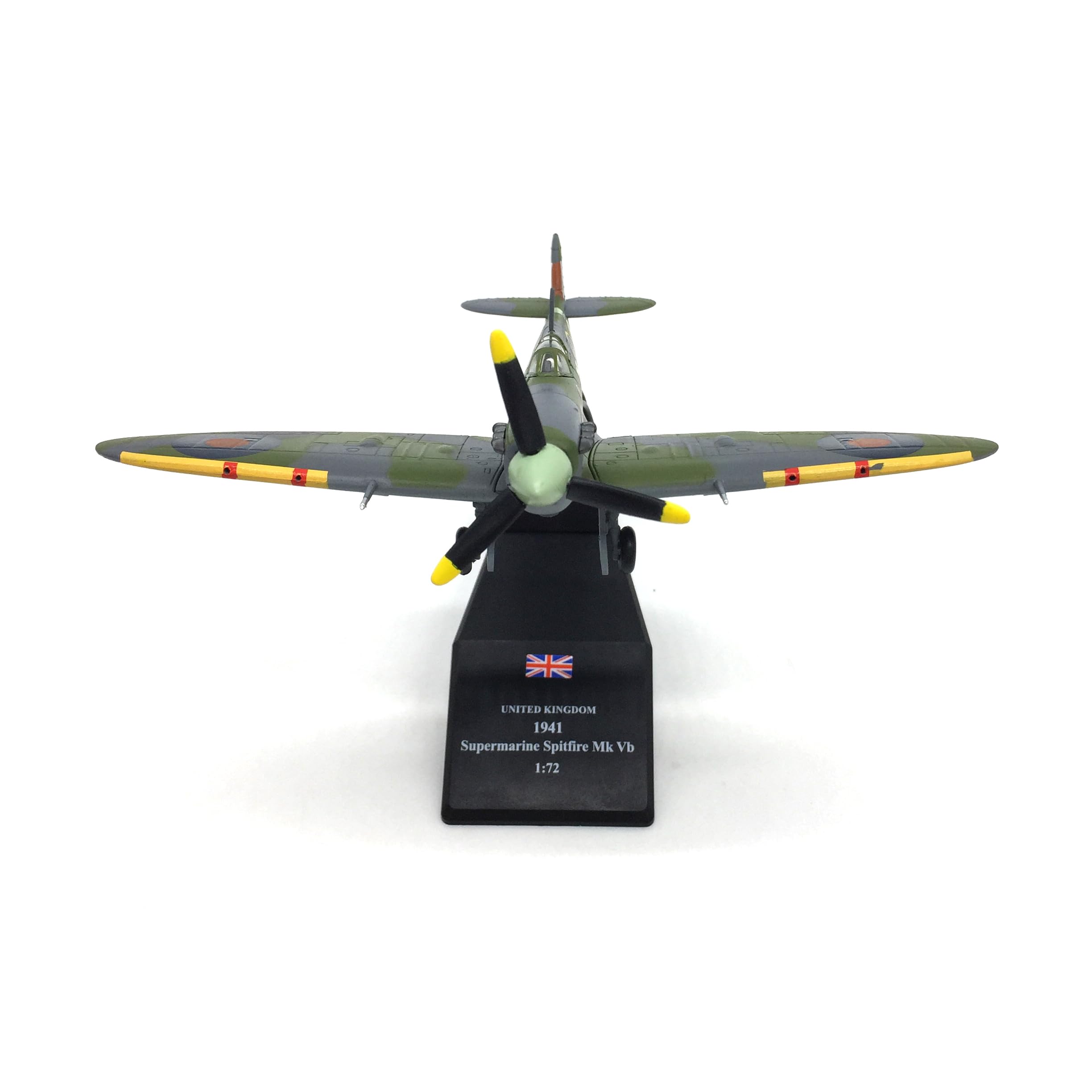 Enatuhter 1/72 Scale Model Aircraft Spitfire Fighter Simulation Alloy Fighter Jet Model Plane Military Airplane for Adults