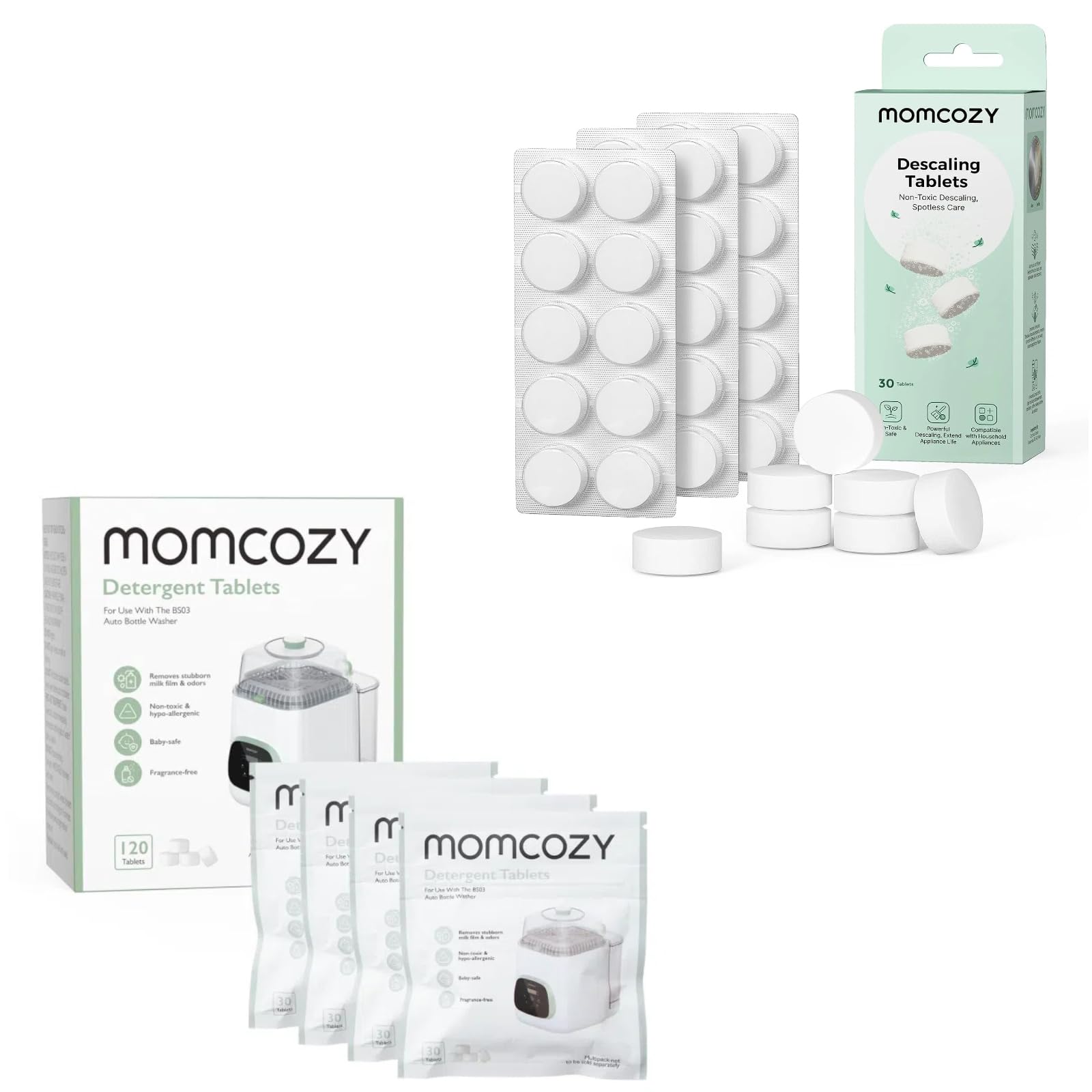 Amazon.com: Momcozy Official Washing Block Offical Descaling