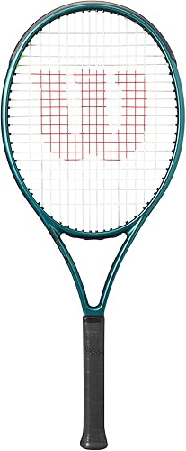 Wilson Raqueta dura de tenis para niños, jóvenes, estudiantes de escuela primaria, modelo de rendimiento, 25-26 pulgadas (encordado)