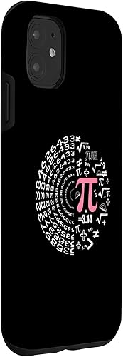 Miniatura 9 de Funda divertida para iPhone 11 Pro Max Pi Day Round 3.14 espiral para hombre y mujer del 14 de marzo