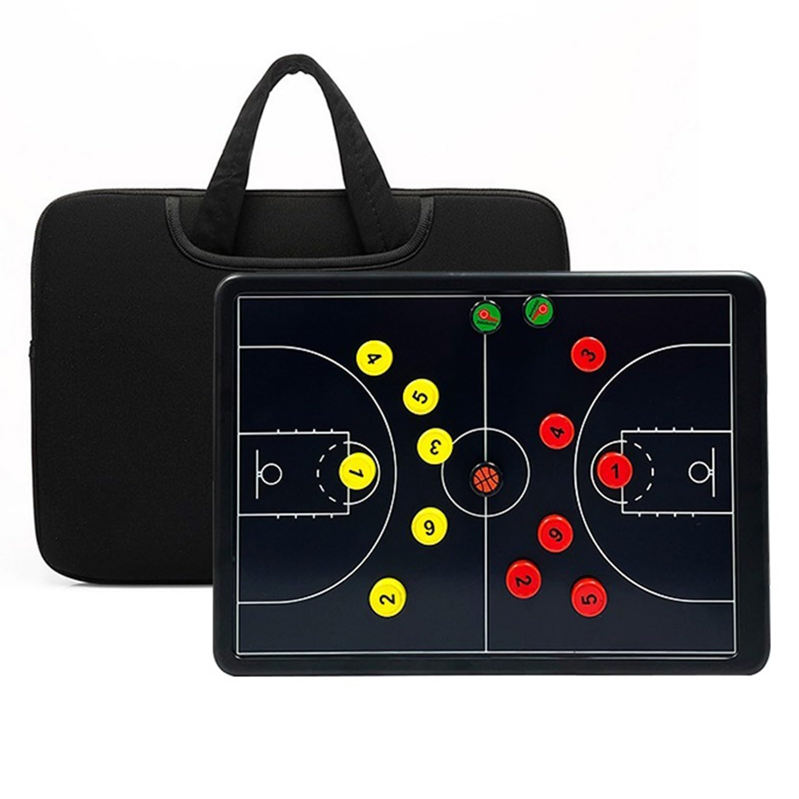 LCD-Basketball-Coaching-Board, Digitales Strategie-Markierungsboard mit LCD-Bildschirm und Eingabestift für Basketball, Fußball, Leicht und Tragbar, für Praktisches Training