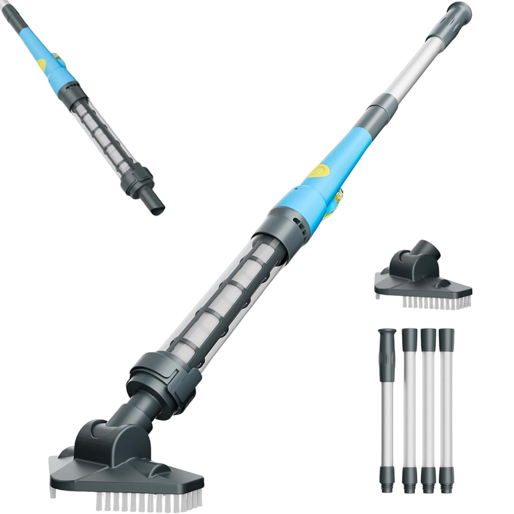 Photo 1 of ***MISSING PARTS***
Hushlight Hot Tub Vacuum - Cordless Pool Vacuum for Above Ground Pool Rechargeable Stick for Fast Sand & Debris Removal in All Pool Types, Spas & Hot Tubs (Blue)