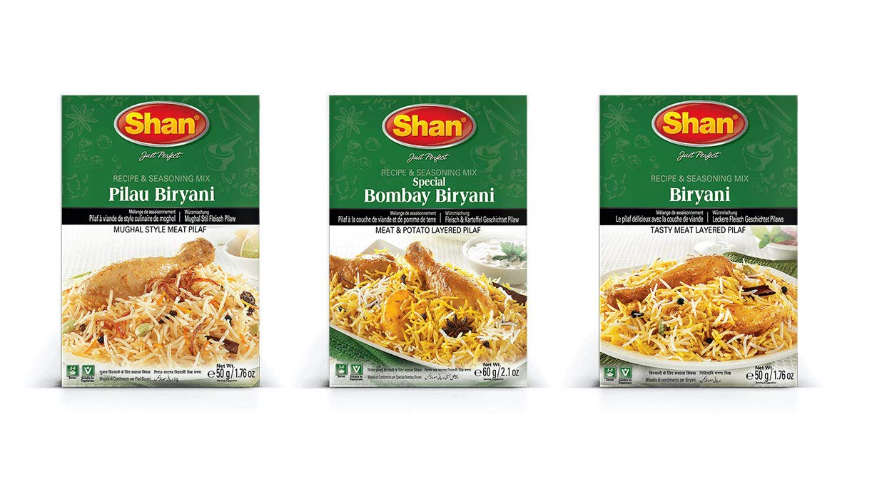 Shan Biryani Combo [ Pack of 9 ] - 3 X 3 Kinds of Shan Biryani masala (B08PD1L69G) Amazon Price History, Amazon Price Tracker