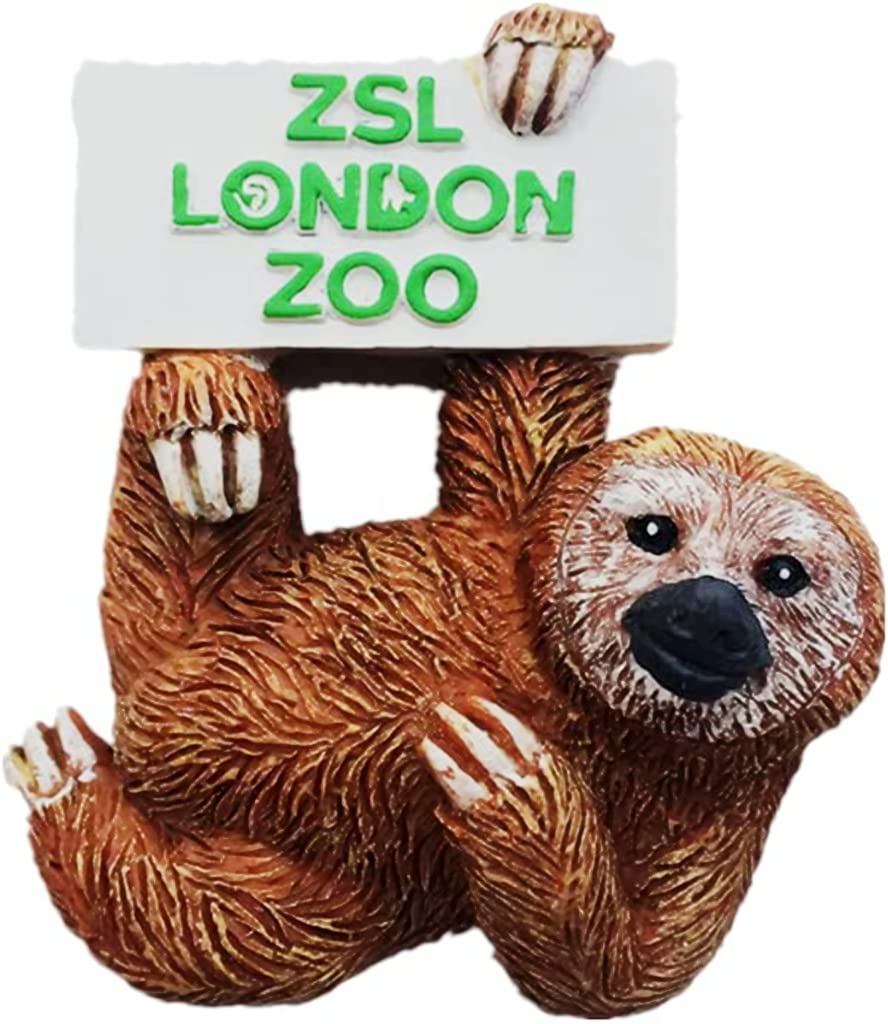 ZSL London Zoo England Fridge Magnet Refrigerator Magnet Decoration Magnet Sticker Souvenir Resin Crafts