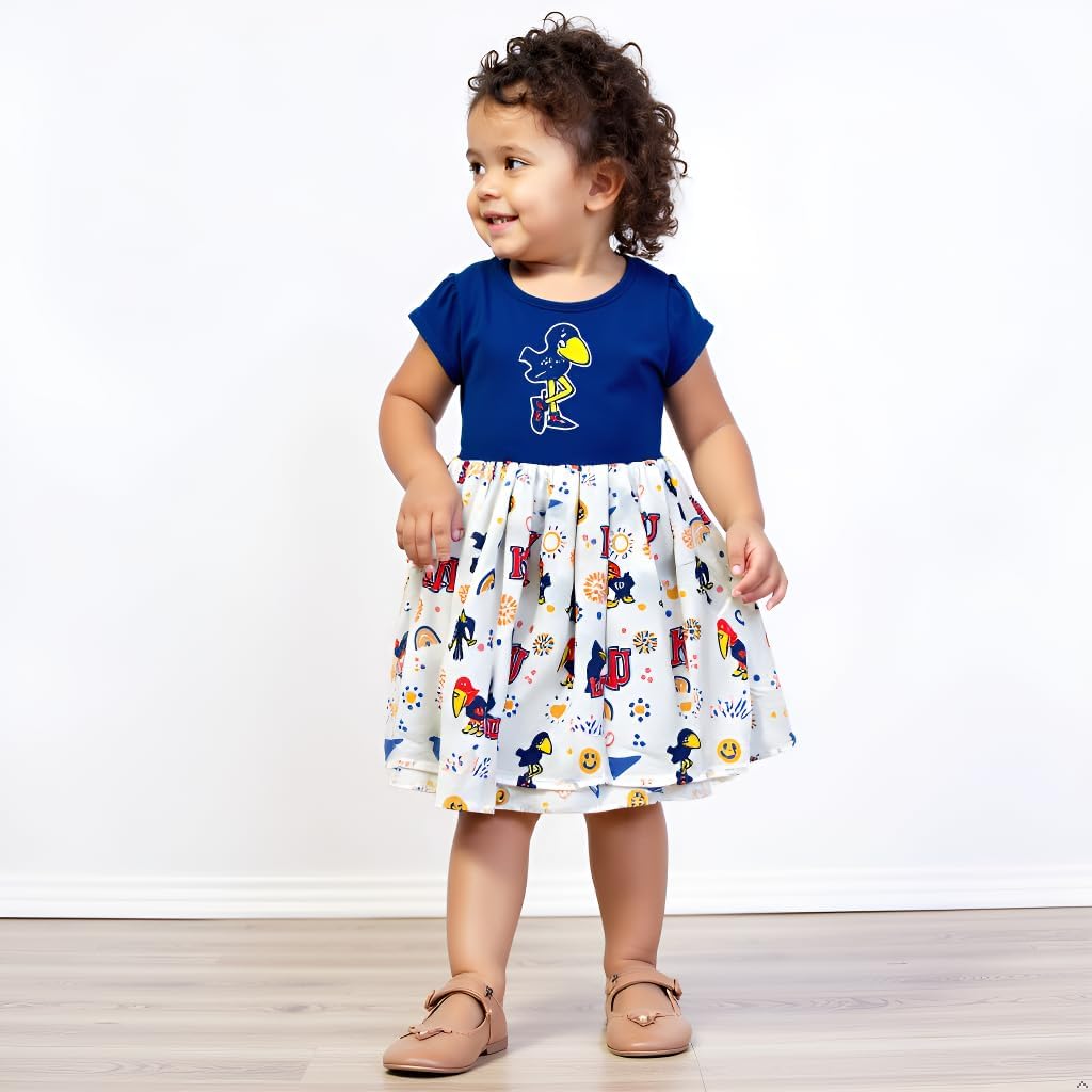 Wes and Willy Girls Sports Fan College Vault Princess Dress