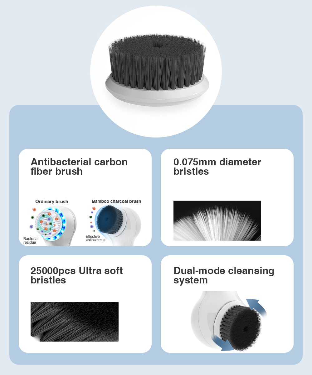 Amazon.com: TOUCHBeauty 3IN1 Facial Brush Set with Travel Case