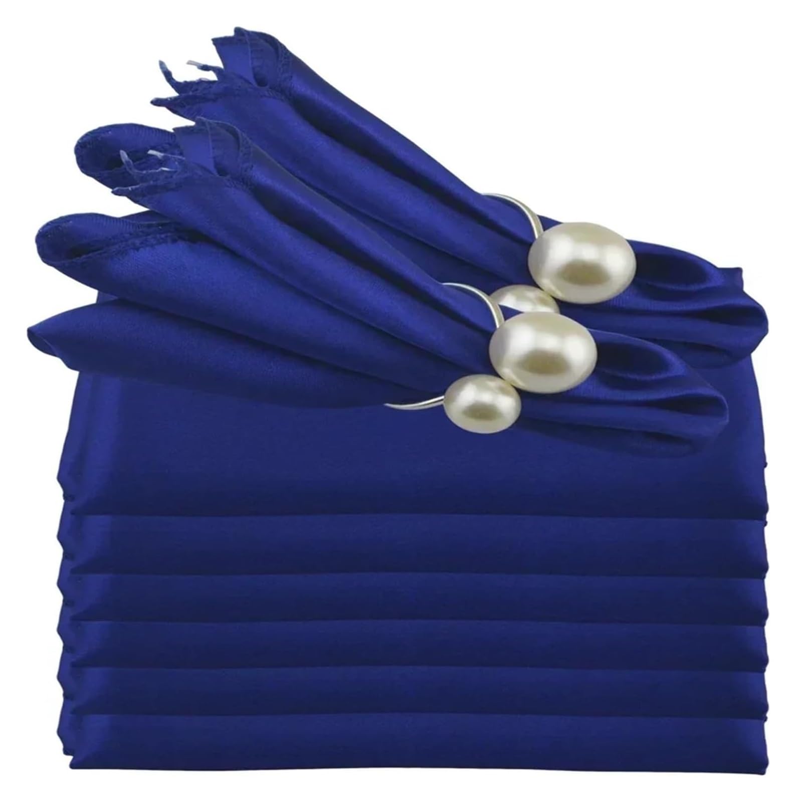 Cotton Table Napkins, Satin Table Napkins 24 Pcs 19x19 Inches Multicolor(Color5)