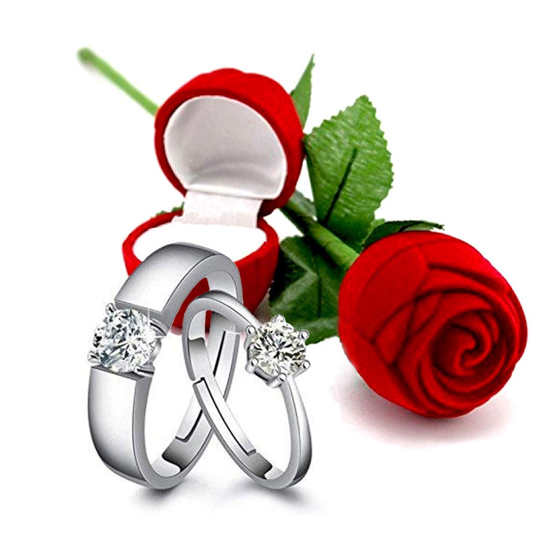 See full amazon price history chart for I Jewels Platinum Plated CZ Adjustable Couple Brass Ring With Red Rose Gift Box for Men & Women(S001-FL159CO)(Multi Color) I Jewels Platinum Plated CZ Adjustable Couple Brass Ring With Red Rose Gift Box for Men & Women(S001-FL159CO)(Multi Color) (B08V8C8SQC) Amazon Price History, Amazon Price Tracker