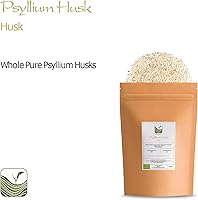 Vista 4 de Polvo de cáscara de semilla de psyllium orgánico - Cillium - Psilium Husks Fiber - Phsillum Husk Powder Phillium Silium Powder Pstllium Husk