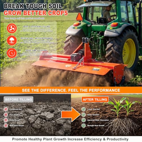 3.5 FT Heavy Duty Rotary Tiller