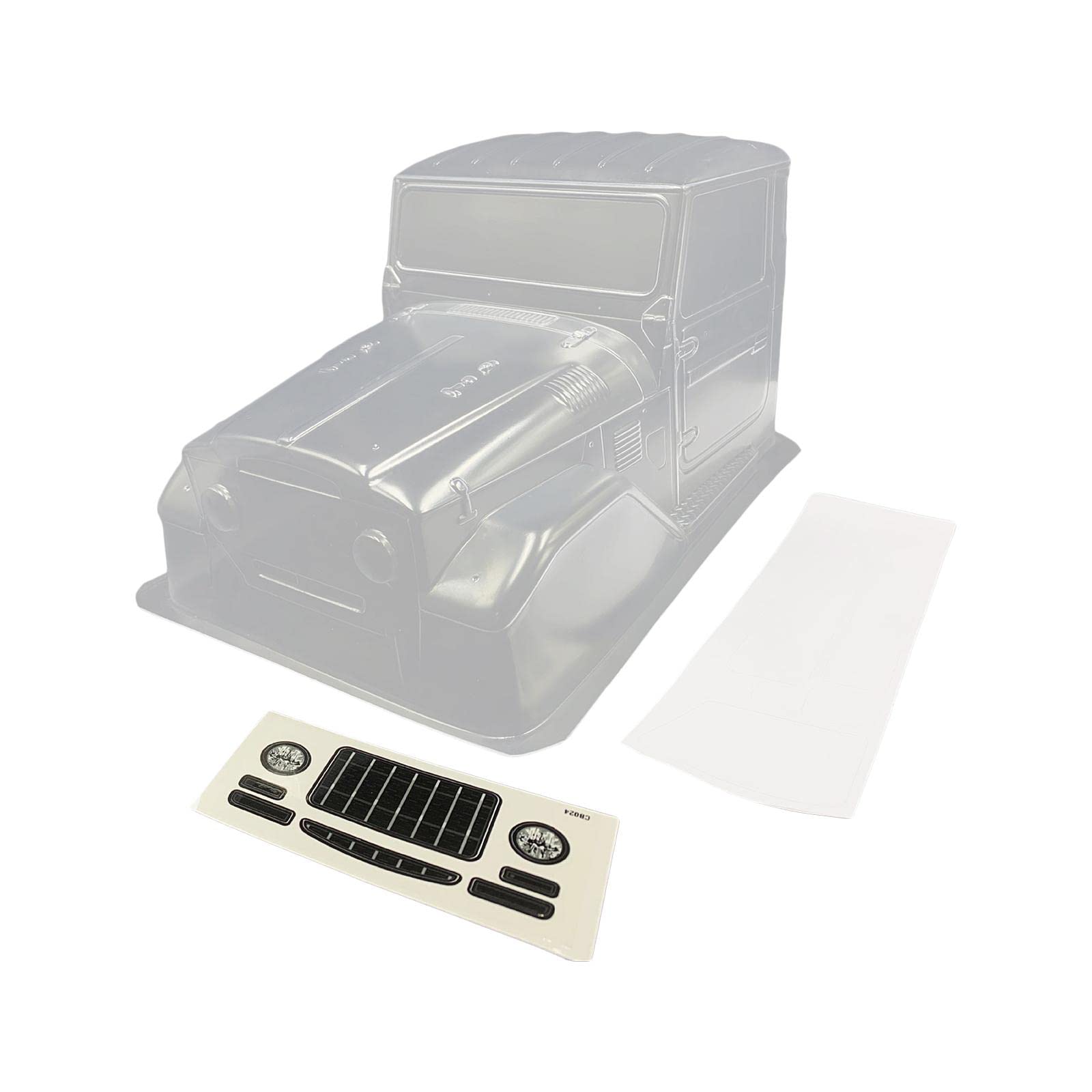 1/10 RC karoseria samochodowa DIY z naklejkami do 90046 90047 RC samochód gąsienicowy