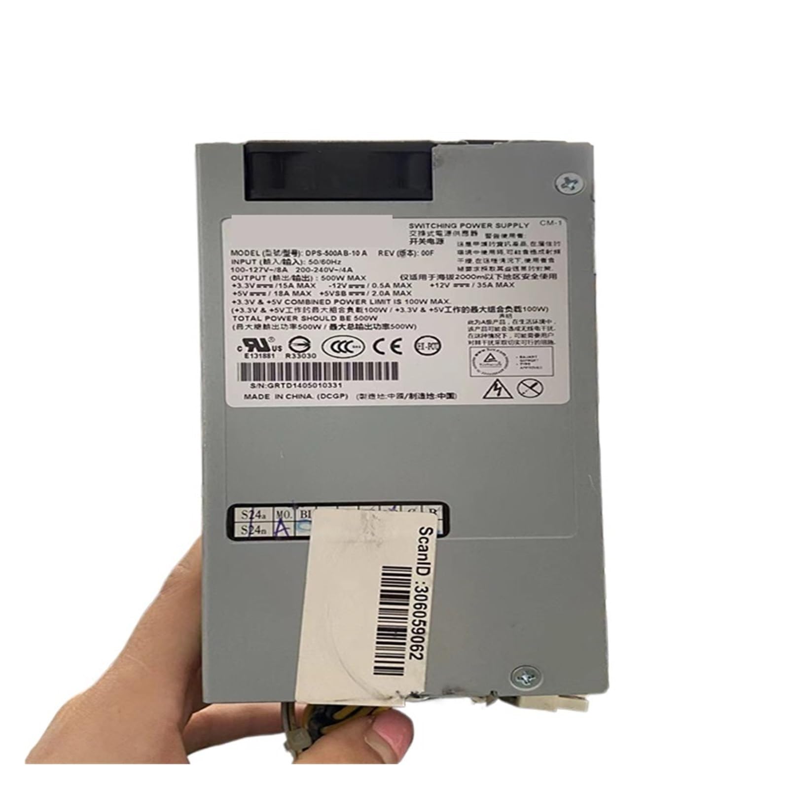 SWEWDSQG Power Supply 500W Power Supply DPS-500AB-10 A