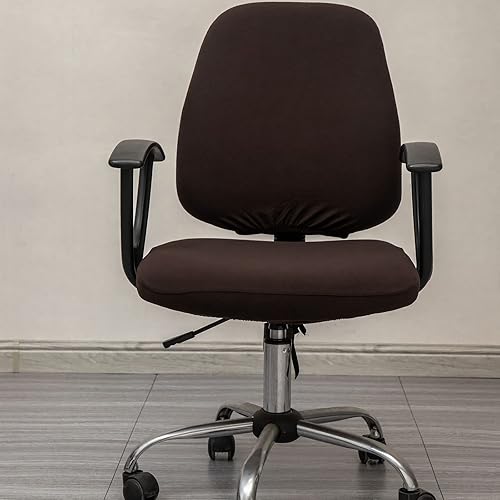 Miniatura 4 de Melaluxe - Funda para silla de oficina, funda universal protectora y elástica, cubierta elástica para silla giratoria
