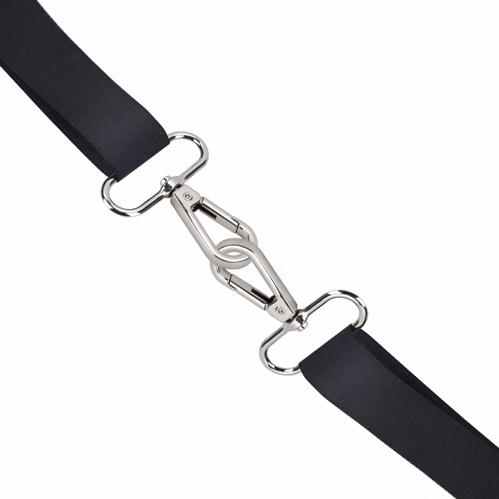 4 Ganci Girevoli Con Moschettone - 38mm, Nero, Con Cacciavite, Per Borse, Portachiavi, Fai-da-te - Foto 13