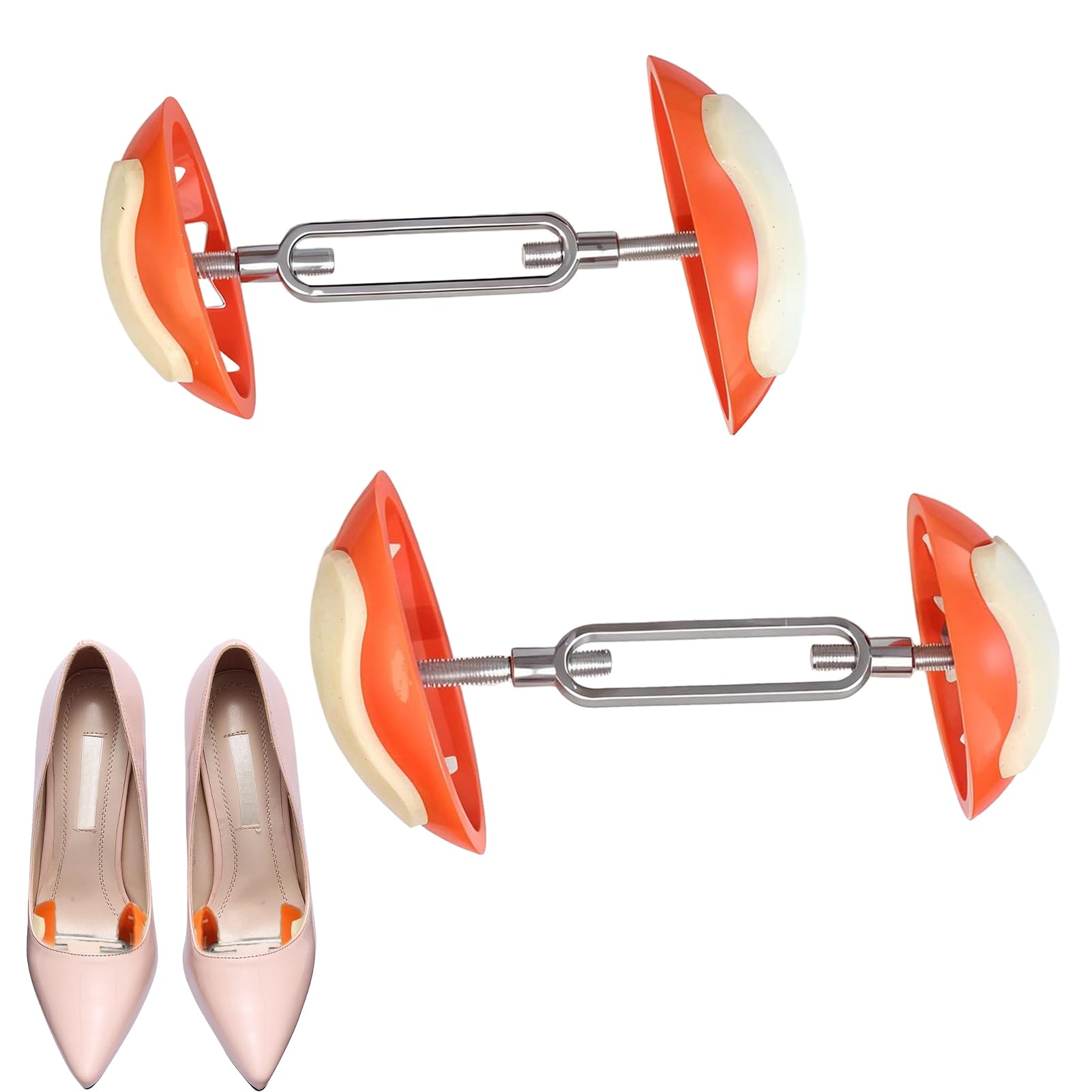 SOGHO 2 Stück Schuhspanner,Schuhdehner Schuhweiter,shoe stretcher for women,Rutschfest Verstellbar 7-12 Cm,Shoe Stretcher,Schuhspreizer Für Lederschuhe, Stiefel, High Heels, Sportschuhe