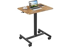 SMUG Mobile Rolling Cart Compact Computer Desk