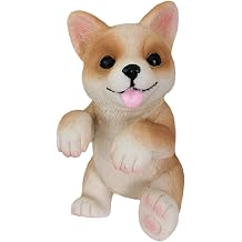Plant Decorations for Pots Cute Cartoon Dog Figurines Hugger Weatherproof Resin Plant Buddy for Yard Home Patio and Office