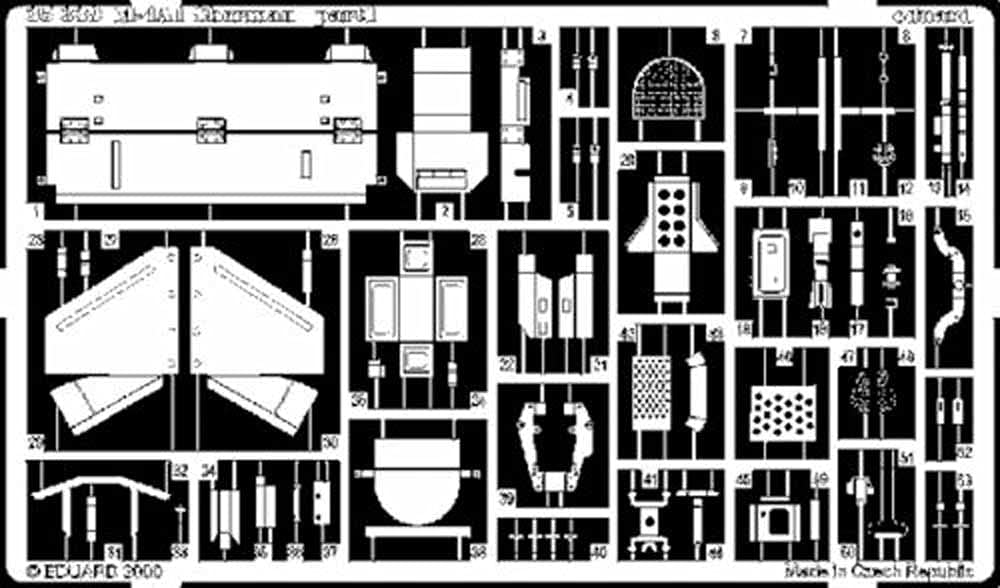 Eduard 35339 Fotoätzsatz Für M-4A1 Sherman – Detail-Upgrades Für Modellbau