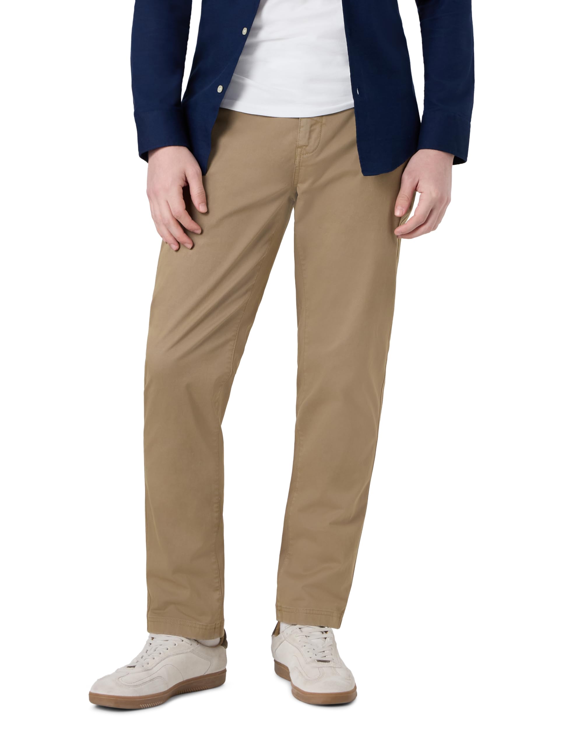 Symbol Premium Men’s Cotton Stretch Twill Trouser Green Khaki - Image 1