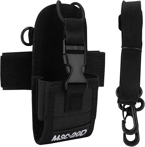 Miniatura 6 de Meiyya Funda para walkie talkie walkie talkie soporte para radio, soporte de radio de brazo, funda de radio, bolsa de radio, práctica bolsa de brazo