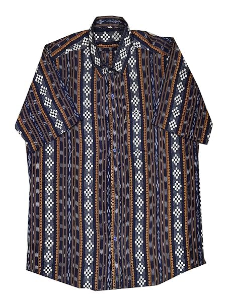 Image of Odisha Handloom 100% Pure Cotton unstitched Sambalpuri Pasapali Shirt fabric for Men /Boys Odisha Traditional kurta Soft & Breathable Natural Cotton fabric