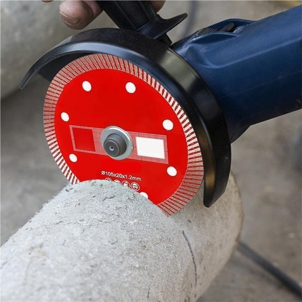 Ostrza do cięcia szkła, Diamentowa tarcza tnąca do szlifierek kątowych 105x20mm wielu materiałów