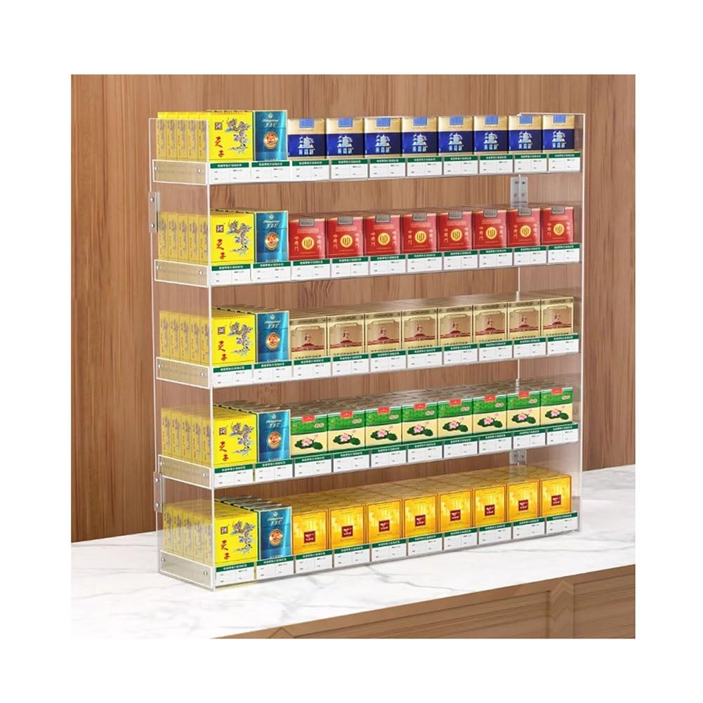 Wandmontierte Acryl-Vitrine für den Einzelhandel – langlebige Vitrine mit einfachem Zugang und kompaktem Design