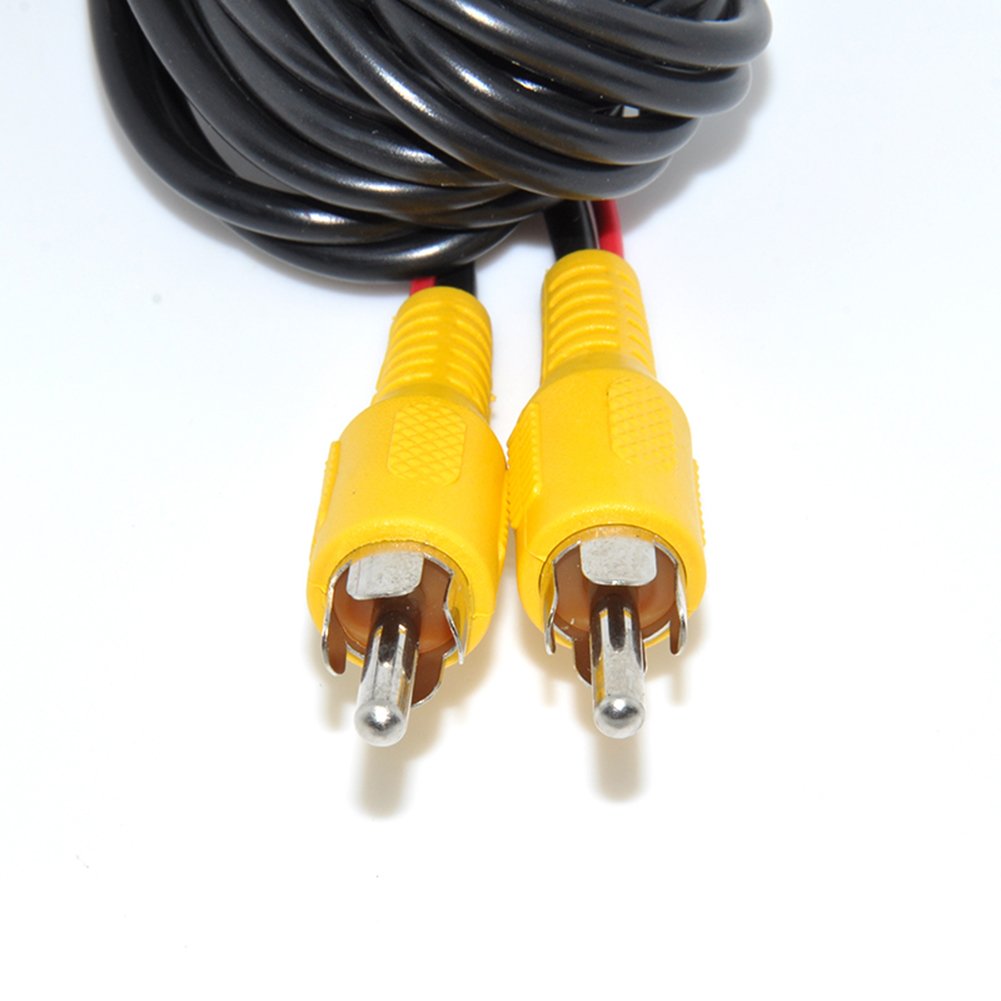 10M RCA Video Extension Cable With Reverse Trigger - 32FT AV Cable For Backup Cameras To Monitors & GPS