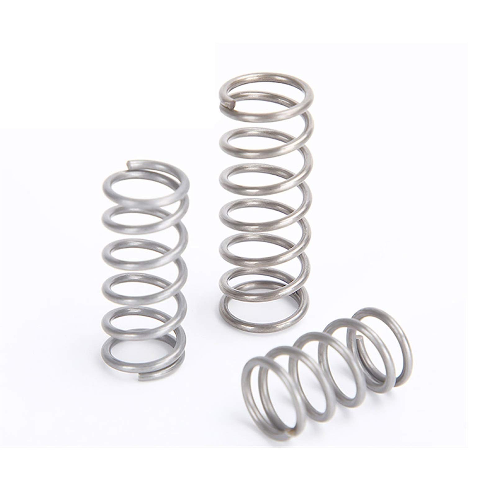 10 Muelles De Compresión De Acero Inoxidable 304 - Diámetro Alambre 1.0 Mm - Varios Tamaños (Diámetro 7-20mm, Longitud 10-50mm)