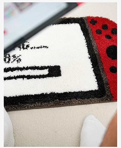 Miniatura 5 de Alfombra de juegos para niños, dormitorio, sala de estar, sala de juegos, antideslizante, alfombra de juegos para niños (21 x 47 pulgadas)