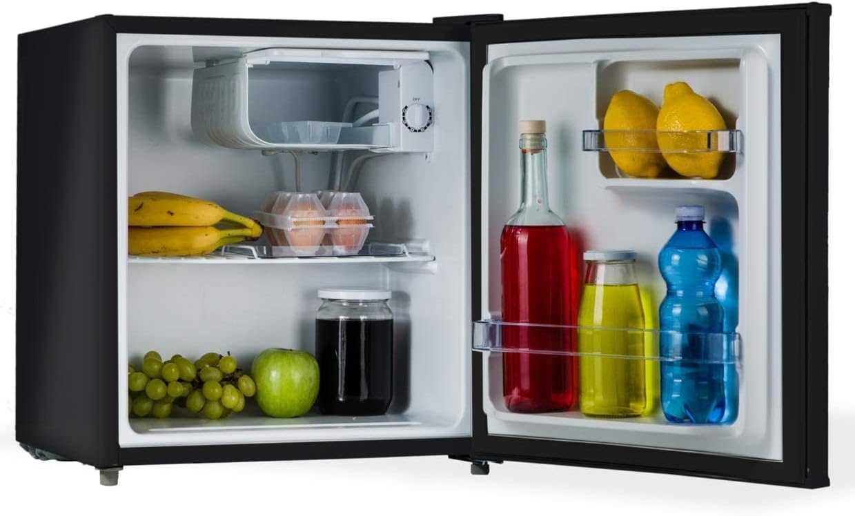PremierTech Mini Frigo Nero 45 Litri Frigo Bar Frigo Hotel Frigo Ufficio PT-F47B Classe Energetica E           [Classe di efficienza energetica E]