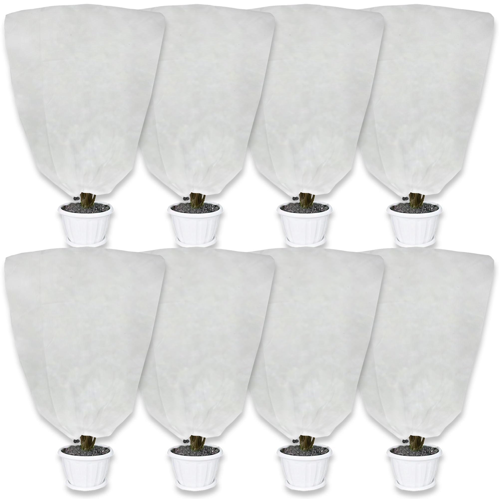 LYDTICK 8 Pack Plant Covers Freeze Protection