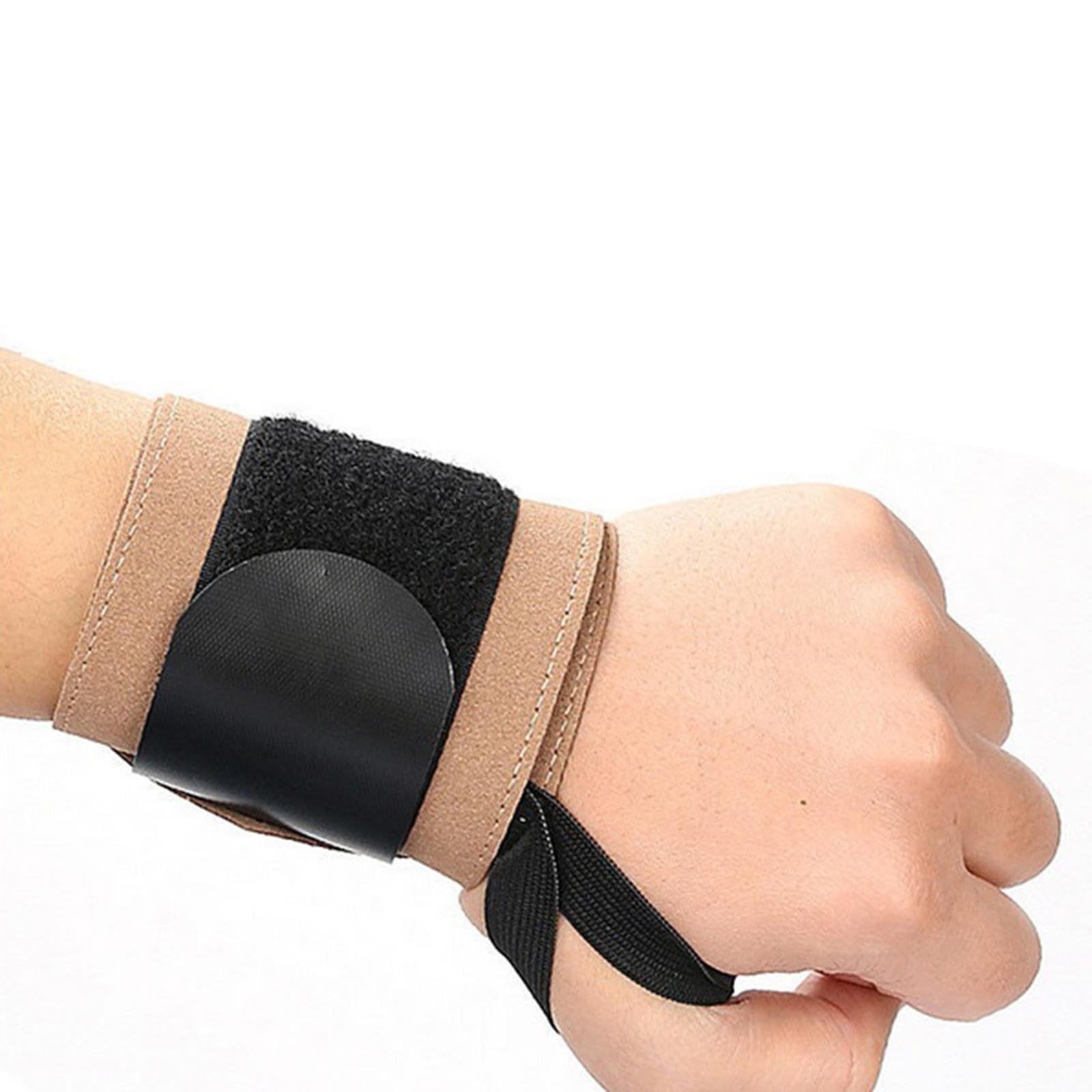 Merishopp Wrist Workout Brace Weightlifting Wrist Wrap for Dumbbell Gym Weightlifting Left-image-41