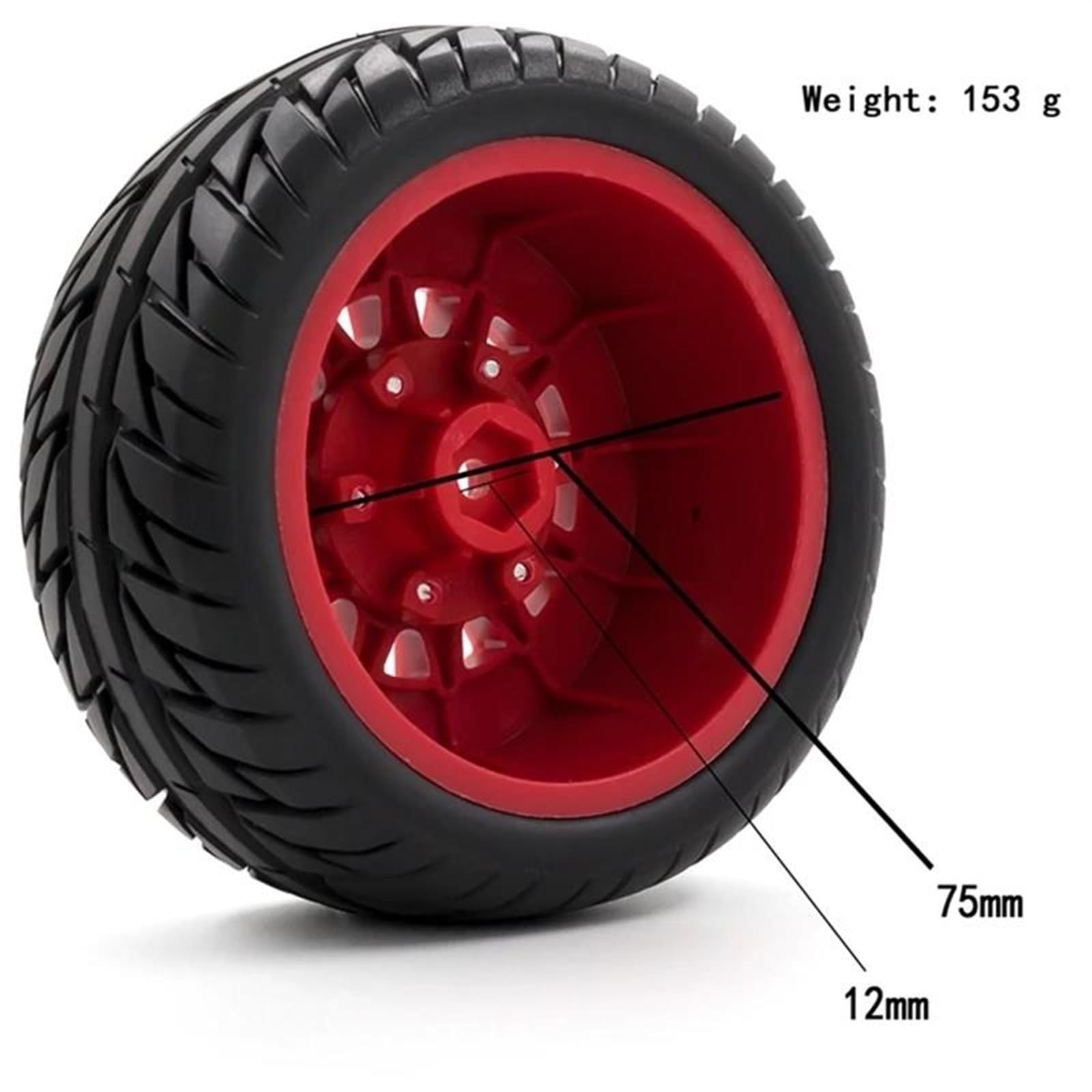 Llanta Beadlock Rueda para Traxxas para Arrma para Tamiya para HPI para Kyosho RC Car 4 Piezas 1/8 1/10 Neumático De Camión Recorrido Corto Rueda 12，14，17 Mm Hexagonal